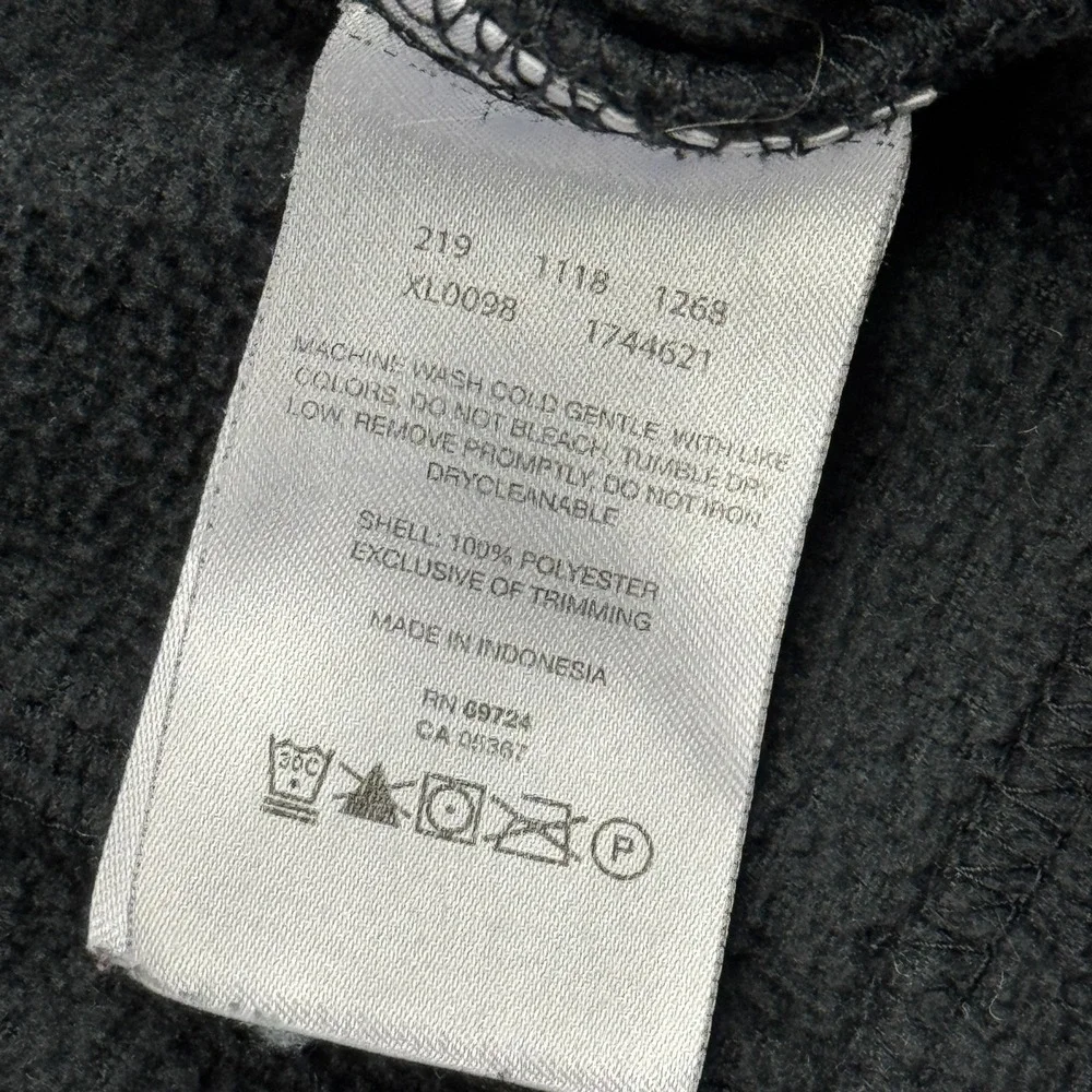 Columbia Jacket Womens XL Black Benton‎ Springs Full Zip Fleece Outdoor Hiking
